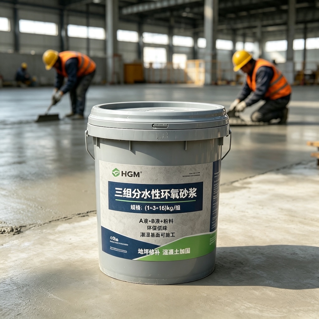 召陵三组份水性环氧砂浆